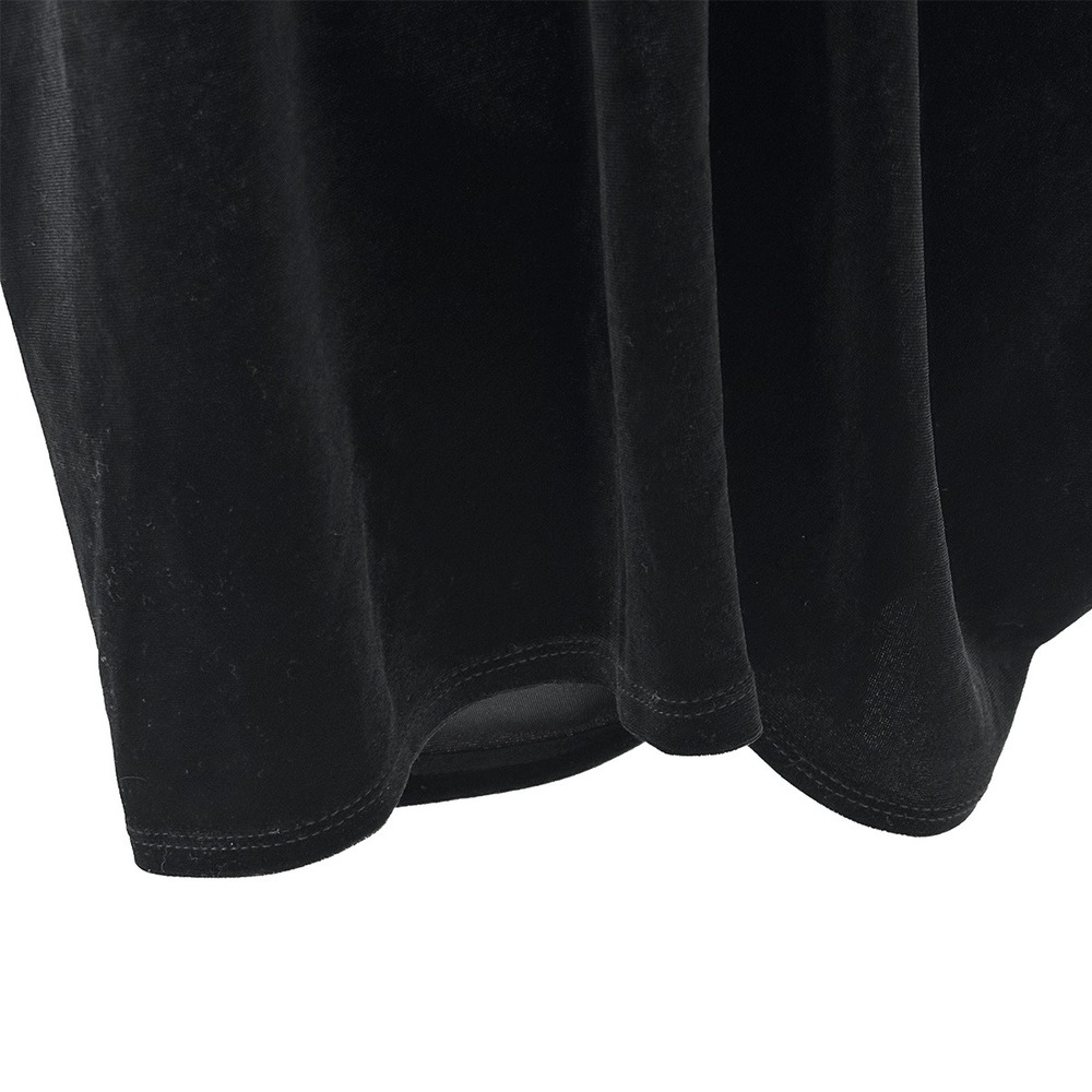 ELOQUII Velour Long Sleeve Ruched Bodycon Dress • Size 20 • black • EUC‎ - Picture 5 of 7
